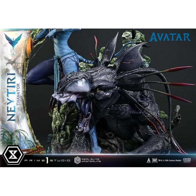 Prime 1 Studio - Avatar - Neytiri & Thanator Versión Deluxe Bonus Real Elite Masterline Series 1/4