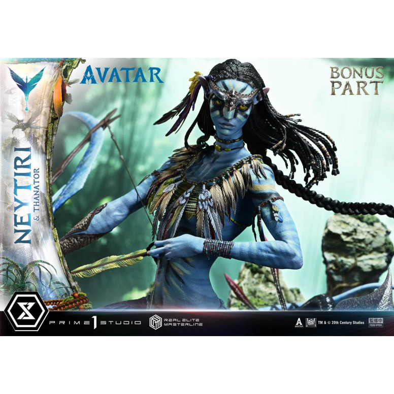 Prime 1 Studio - Avatar - Neytiri & Thanator Versión Deluxe Bonus Real Elite Masterline Series 1/4