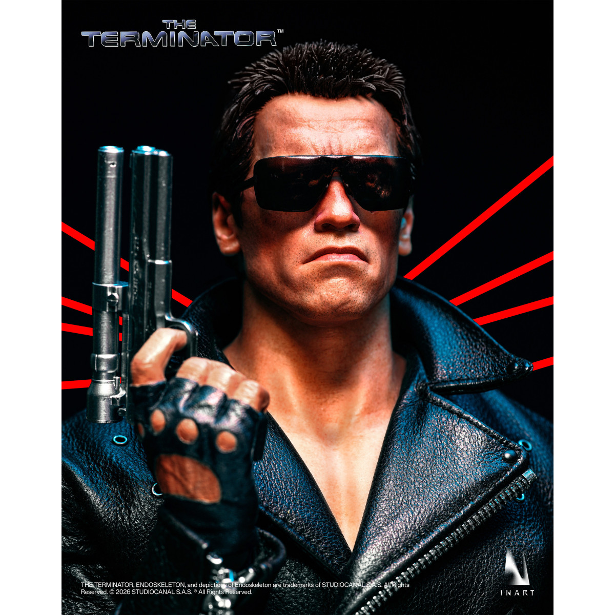INART - T-800 1/6 Escala Figura Coleccionable (2 cuerpos) - El Terminator