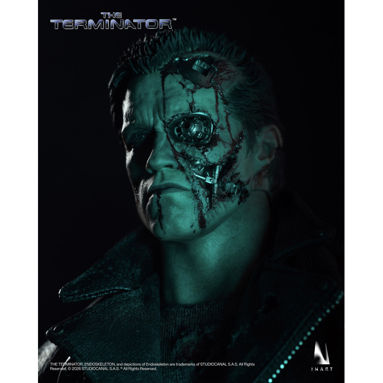 INART - T-800 1/6 Escala Figura Coleccionable (2 cuerpos) - El Terminator