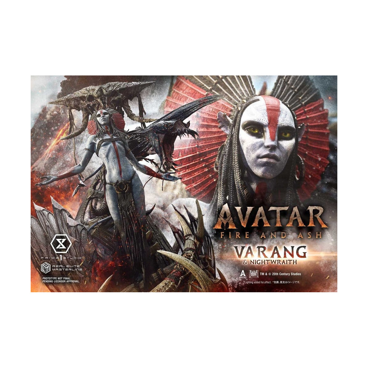 Prime 1 Studio - Avatar: Fuego y Ceniza - Varang y Nightwraith Versión Extra - Real Elite Masterline Series 1/4