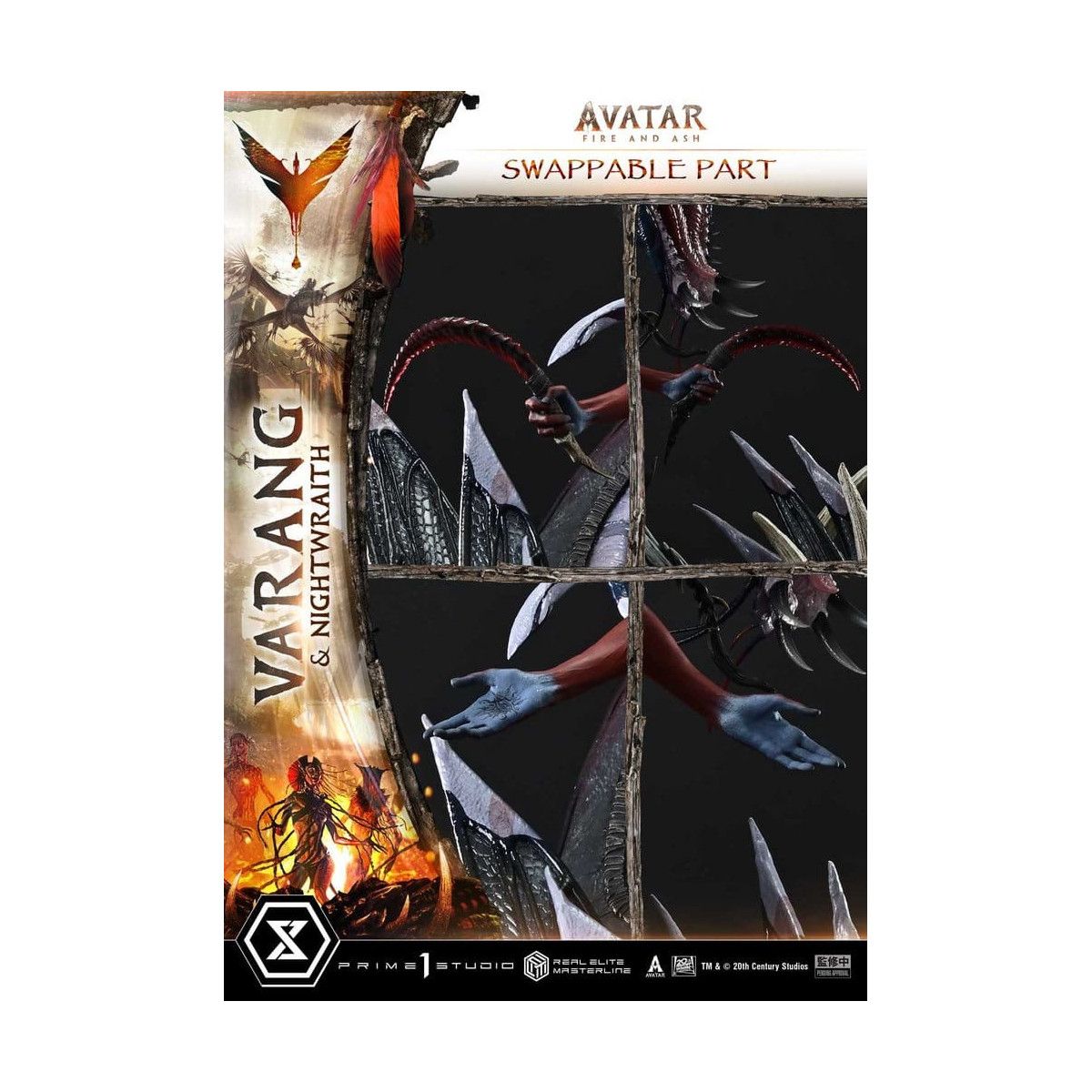Prime 1 Studio - Avatar: Fuego y Ceniza - Varang y Nightwraith Versión Extra - Real Elite Masterline Series 1/4