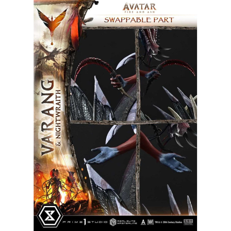 Prime 1 Studio - Avatar: Fuego y Ceniza - Varang y Nightwraith Versión Extra - Real Elite Masterline Series 1/4