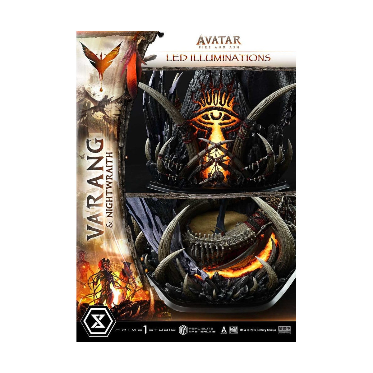 Prime 1 Studio - Avatar: Fuego y Ceniza - Varang y Nightwraith Versión Extra - Real Elite Masterline Series 1/4