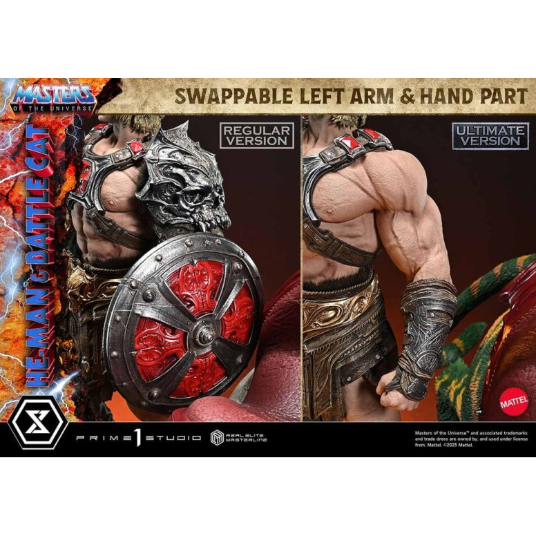 Prime 1 Studio - Masters of the Universe - He-Man & Battle Cat Ultimate Version - Real Elite Masterline Series 1/4