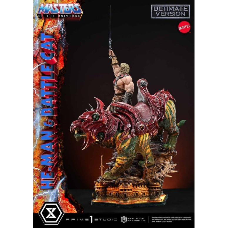 Prime 1 Studio - Masters of the Universe - He-Man & Battle Cat Ultimate Version - Real Elite Masterline Series 1/4