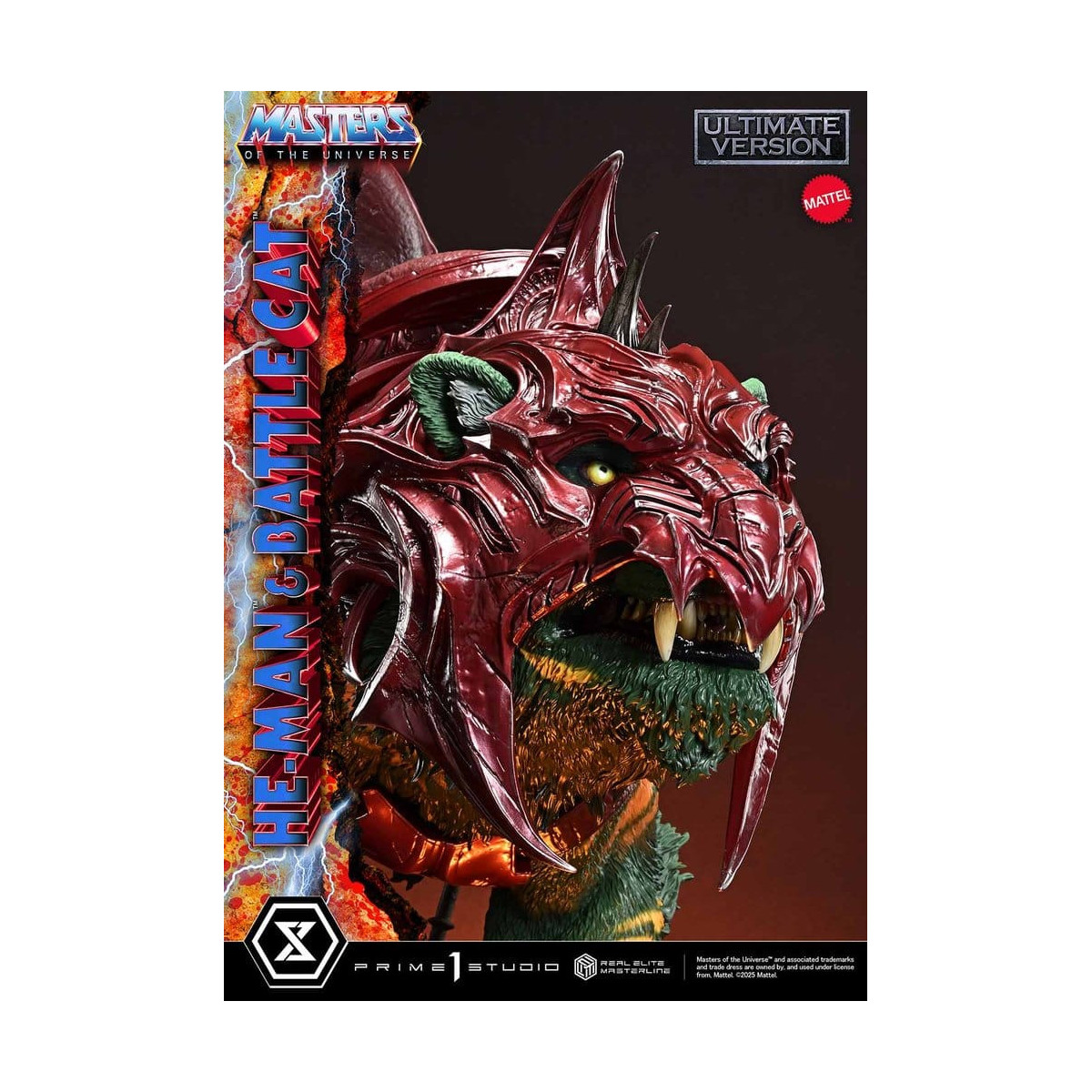 Prime 1 Studio - Masters of the Universe - He-Man & Battle Cat Ultimate Version - Real Elite Masterline Series 1/4