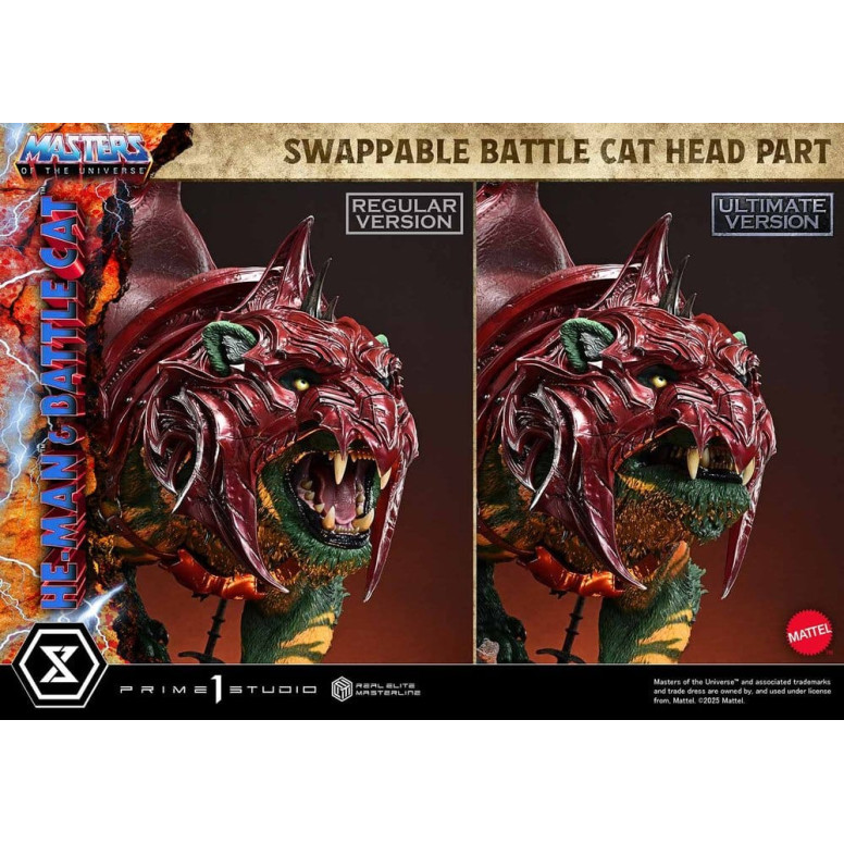 Prime 1 Studio - Masters of Universe - He-Man & Battle Cat Ultimate Bonus Version - Real Elite Masterline Series 1/4