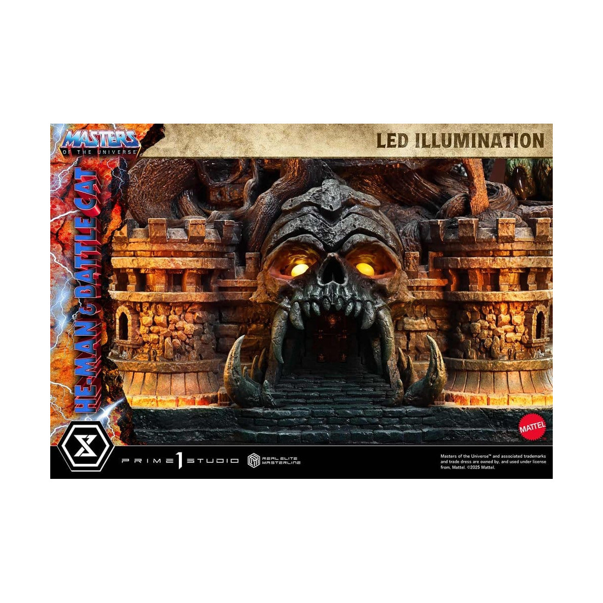 Prime 1 Studio - Masters of Universe - He-Man & Battle Cat Ultimate Bonus Version - Real Elite Masterline Series 1/4