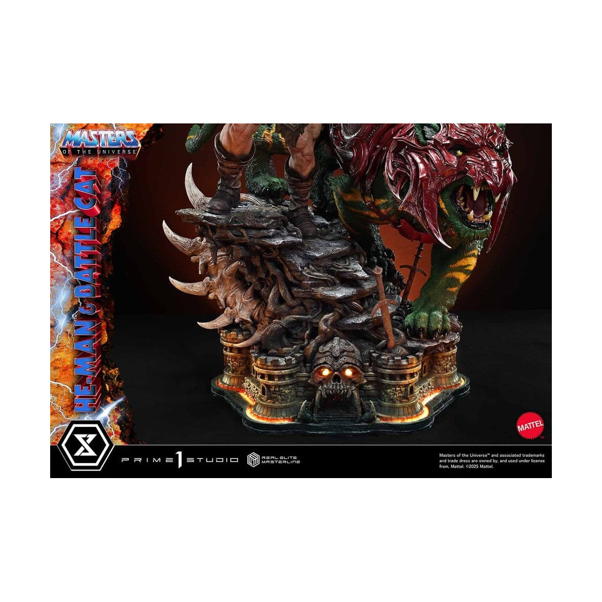 Prime 1 Studio - Masters of Universe - He-Man & Battle Cat Ultimate Bonus Version - Real Elite Masterline Series 1/4
