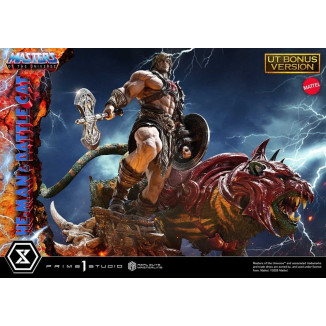 Prime 1 Studio - Masters of Universe - He-Man & Battle Cat Ultimate Bonus Version - Real Elite Masterline Series 1/4
