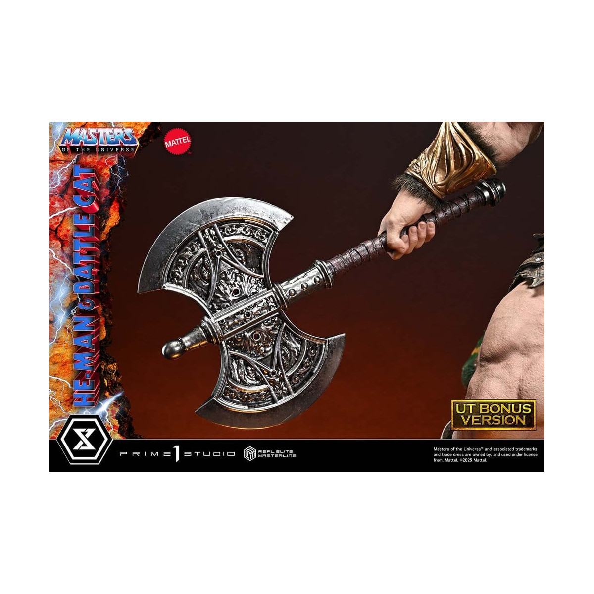 Prime 1 Studio - Masters of Universe - He-Man & Battle Cat Ultimate Bonus Version - Real Elite Masterline Series 1/4
