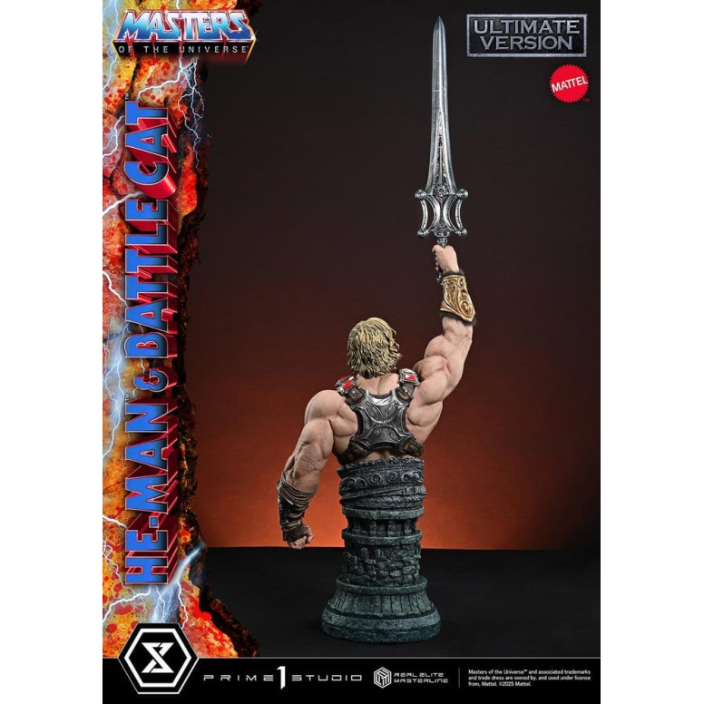 Prime 1 Studio - Masters of Universe - He-Man & Battle Cat Ultimate Bonus Version - Real Elite Masterline Series 1/4