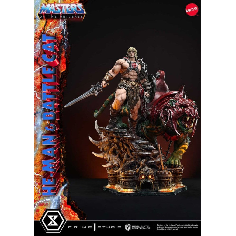 Prime 1 Studio - Masters of the Universe - He-Man & Battle Cat - Real Elite Masterline Series 1/4