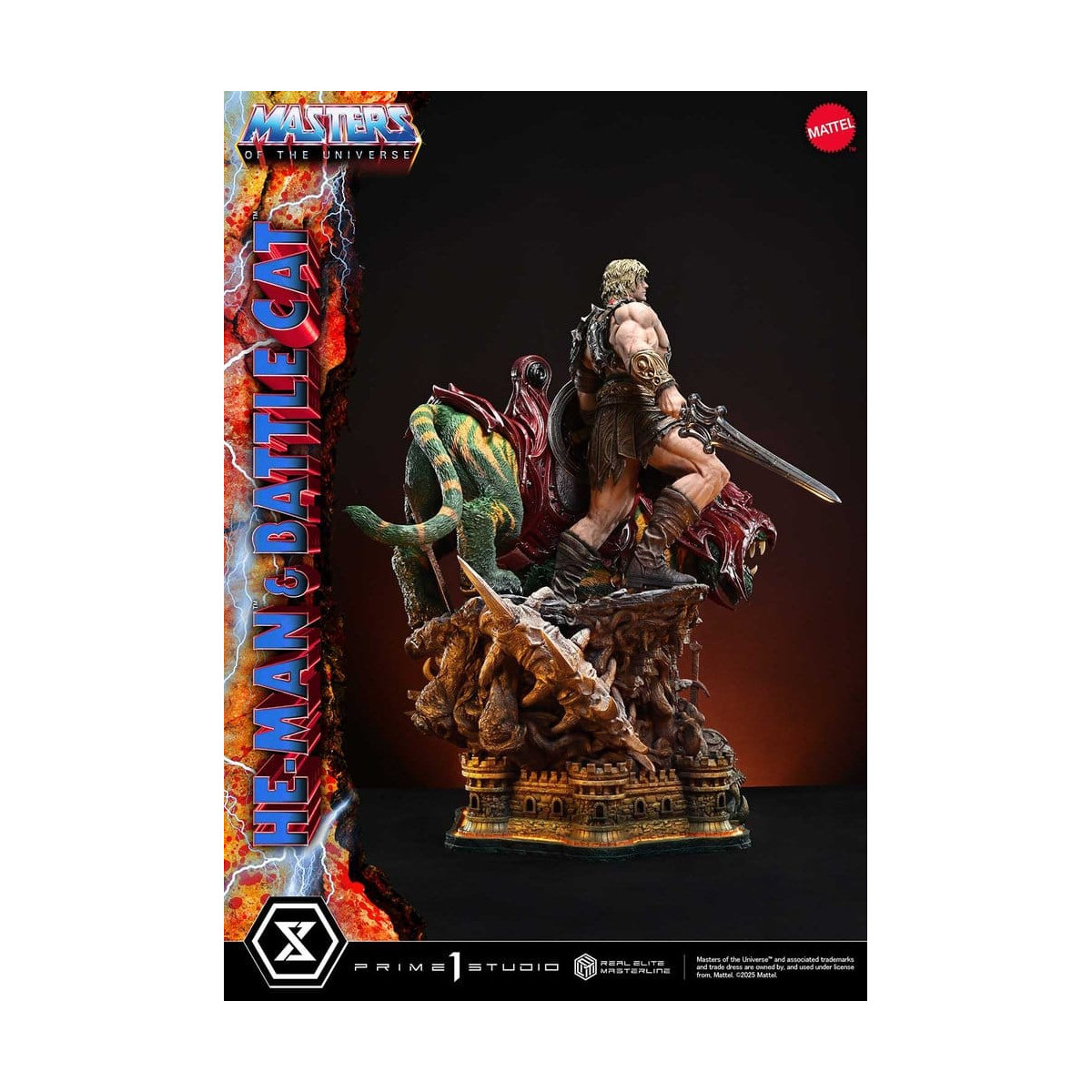 Prime 1 Studio - Masters of the Universe - He-Man & Battle Cat - Real Elite Masterline Series 1/4