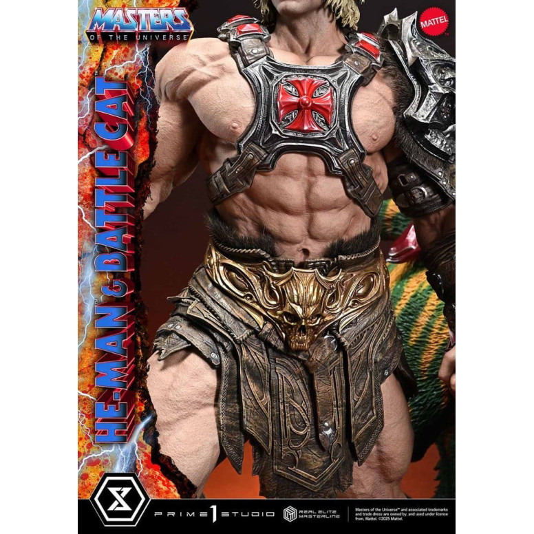 Prime 1 Studio - Masters of the Universe - He-Man & Battle Cat - Real Elite Masterline Series 1/4