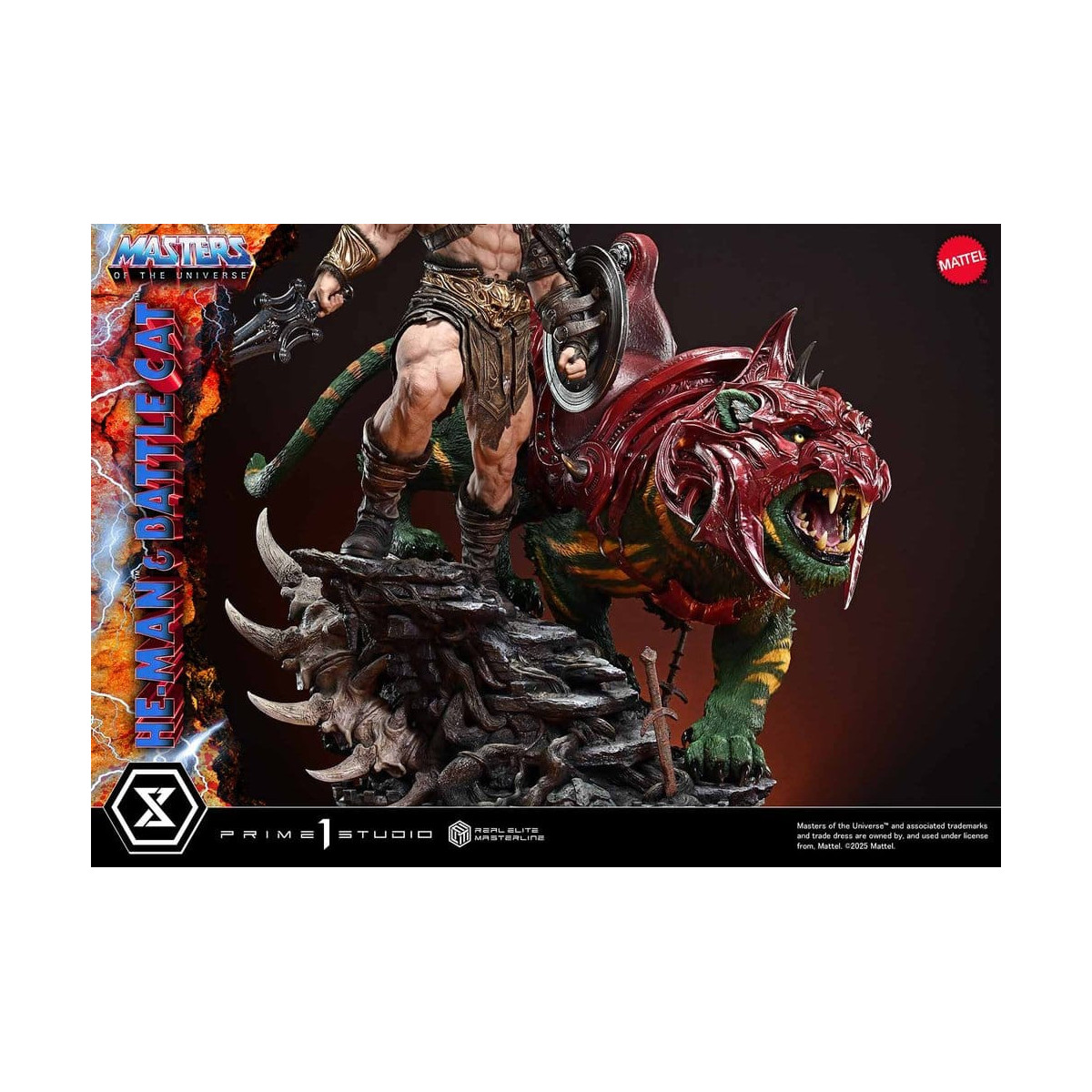 Prime 1 Studio - Masters of the Universe - He-Man & Battle Cat - Real Elite Masterline Series 1/4