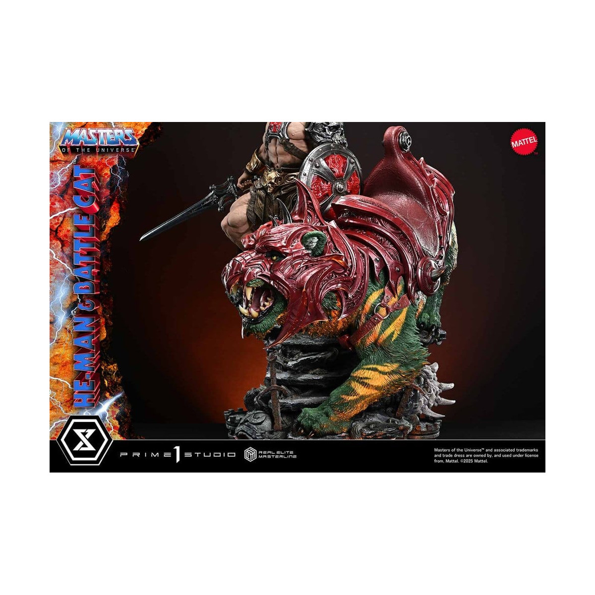 Prime 1 Studio - Masters of the Universe - He-Man & Battle Cat - Real Elite Masterline Series 1/4