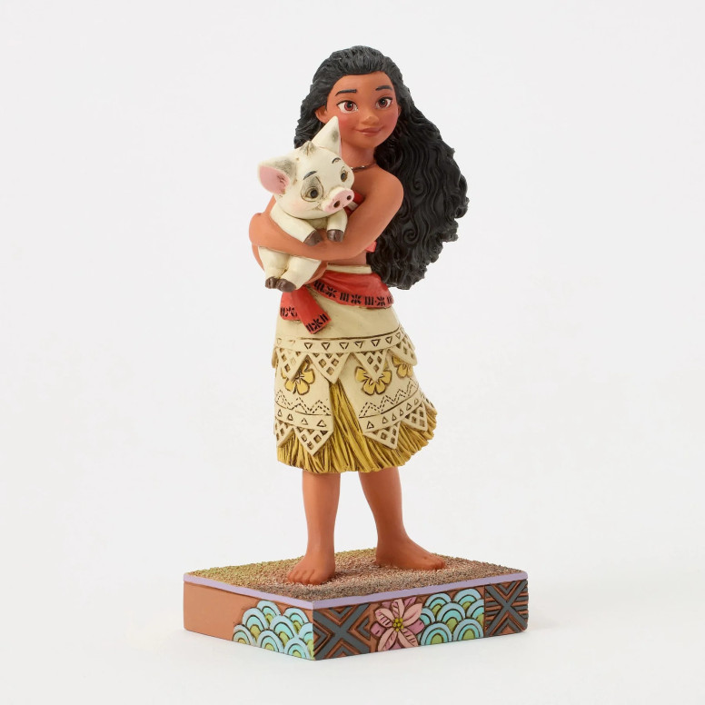 Enesco - Moana/Vaiana (Moana) - Vaiana (Moana) y Pua Disney Tradición de Jim Shore