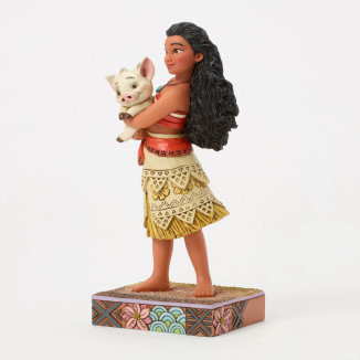 Enesco - Moana/Vaiana (Moana) - Vaiana (Moana) y Pua Disney Tradición de Jim Shore