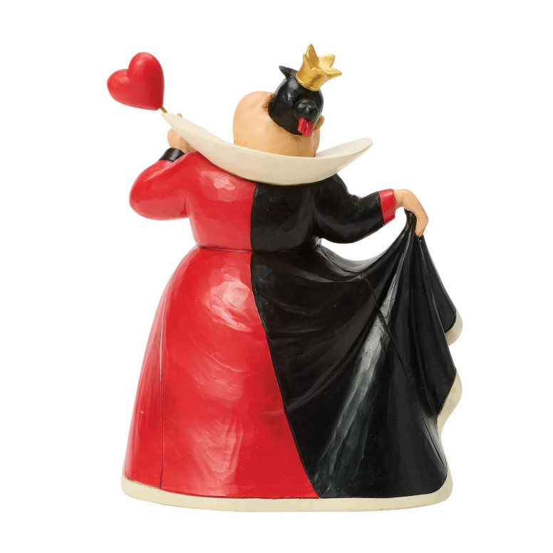 Enesco Disney Haute Couture - Reine de Coeurs - Reina de Corazones - Alicia en el País de las Maravillas Figurilla