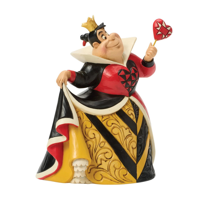 Enesco Disney Haute Couture - Reine de Coeurs - Reina de Corazones - Alicia en el País de las Maravillas Figurilla