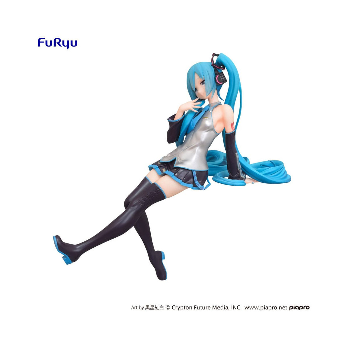 Furyu - HATSUNE MIKU Versión Kuroboshi Kouhaku - Tapón para fideos