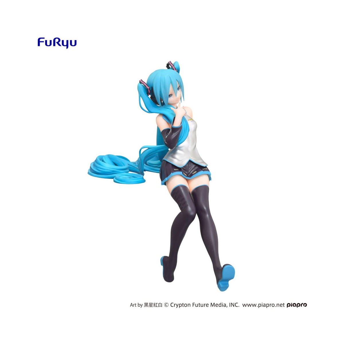 Furyu - HATSUNE MIKU Versión Kuroboshi Kouhaku - Tapón para fideos