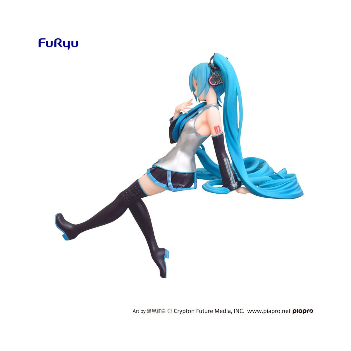 Furyu - HATSUNE MIKU Versión Kuroboshi Kouhaku - Tapón para fideos