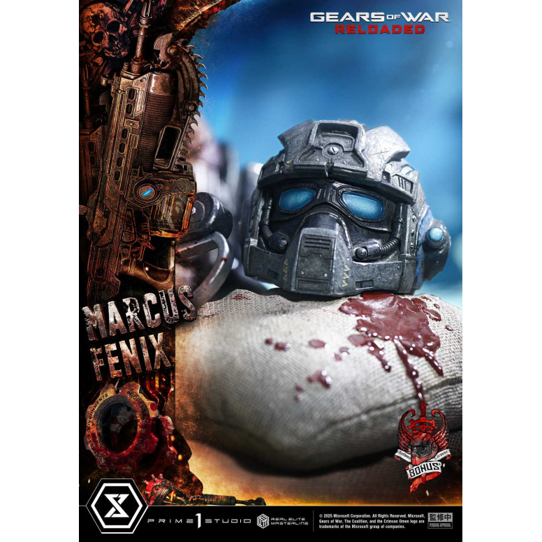 Prime 1 Studio - Gears of War Reloaded - Marcus Fenix Ultimate Bonus Version - Real Elite Masterline Series 1/3