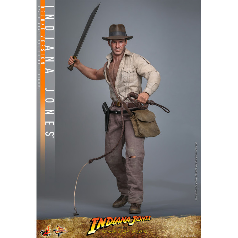 Hot Toys - Indiana Jones y el Templo de Doom - Indiana Jones Versión Deluxe MMS 1/6