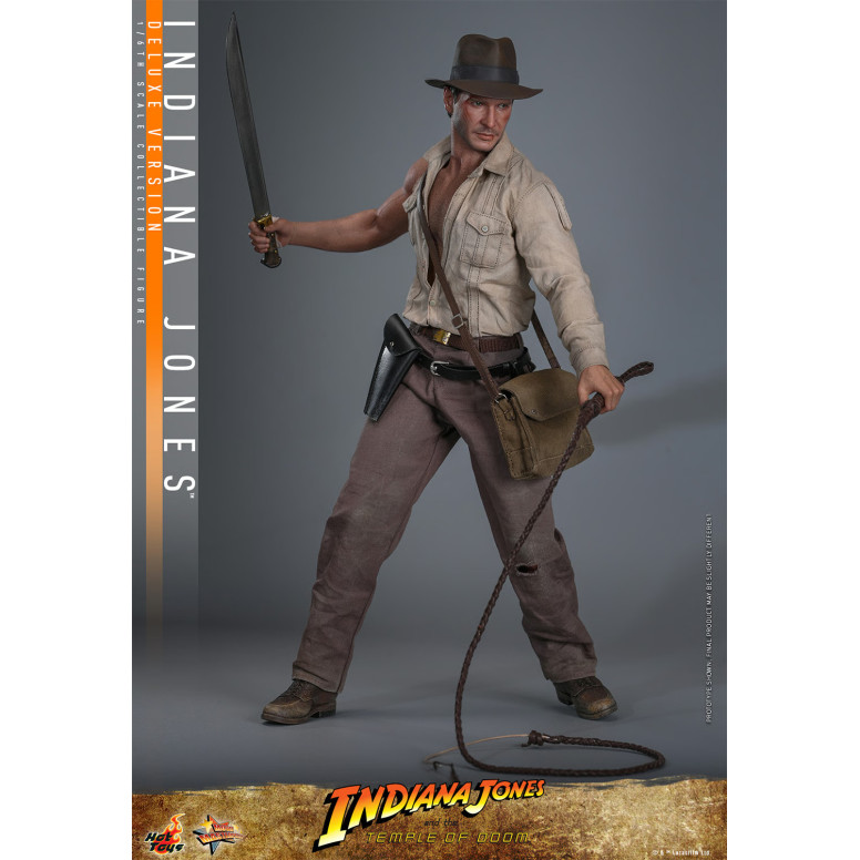 Hot Toys - Indiana Jones y el Templo de Doom - Indiana Jones Versión Deluxe MMS 1/6