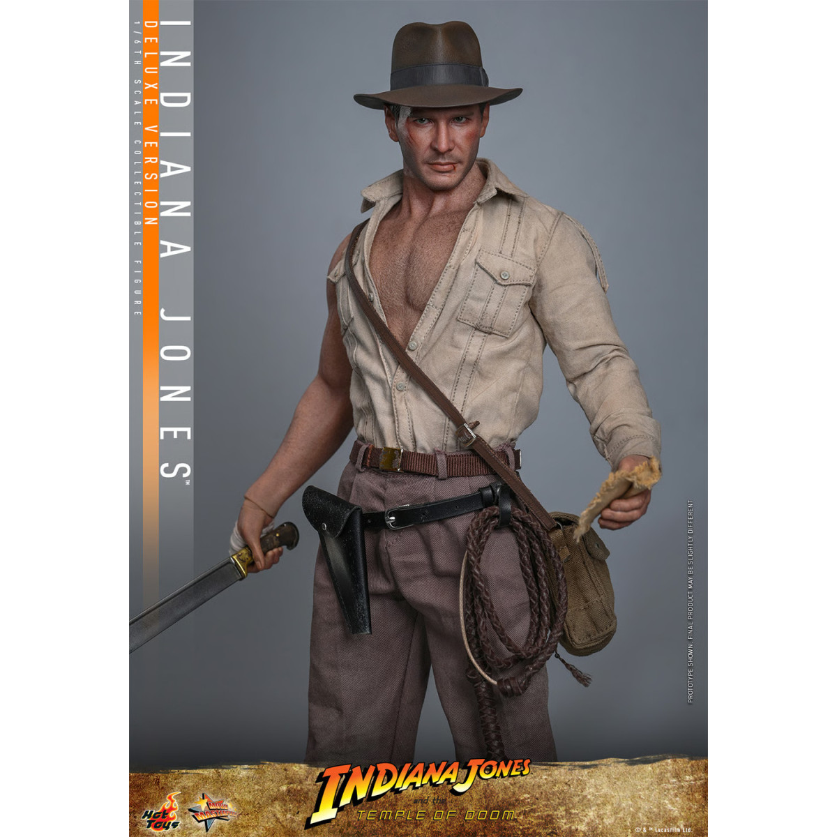 Hot Toys - Indiana Jones y el Templo de Doom - Indiana Jones Versión Deluxe MMS 1/6
