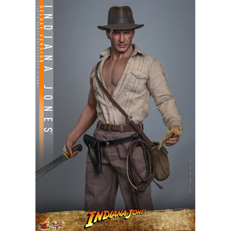 Hot Toys - Indiana Jones y el Templo de Doom - Indiana Jones Versión Deluxe MMS 1/6