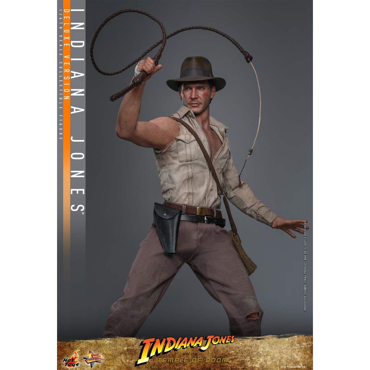 Hot Toys - Indiana Jones y el Templo de Doom - Indiana Jones Versión Deluxe MMS 1/6