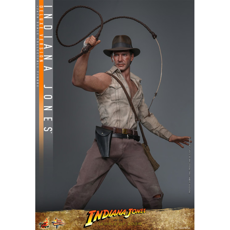 Hot Toys - Indiana Jones y el Templo de Doom - Indiana Jones Versión Deluxe MMS 1/6