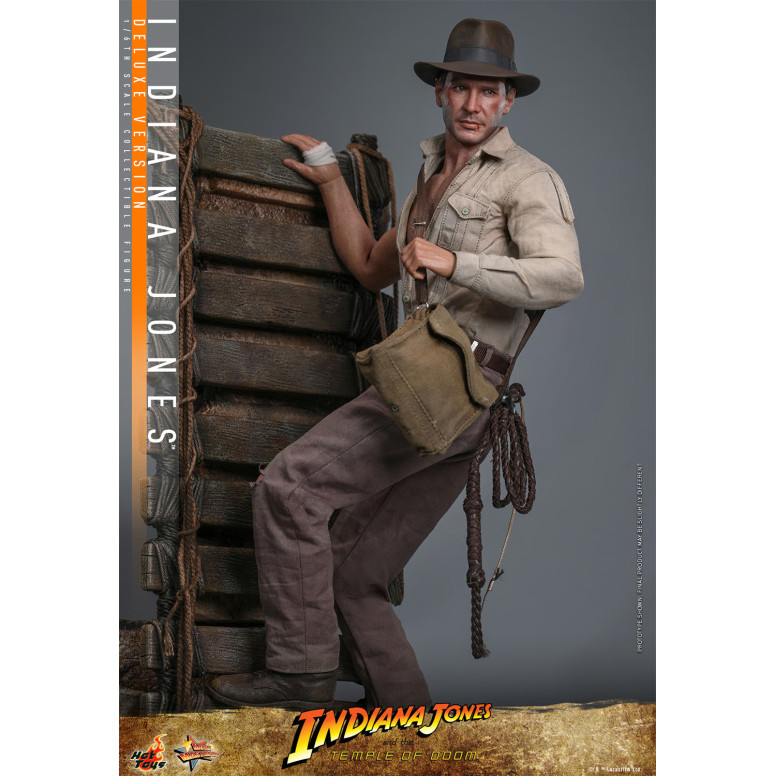 Hot Toys - Indiana Jones y el Templo de Doom - Indiana Jones Versión Deluxe MMS 1/6