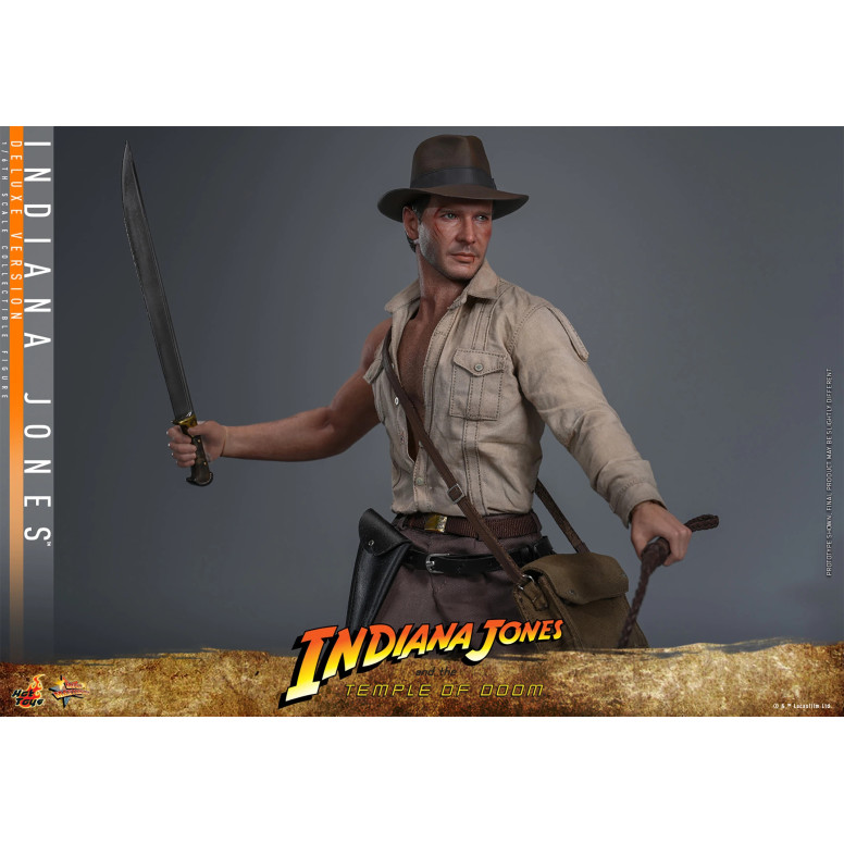 Hot Toys - Indiana Jones y el Templo de Doom - Indiana Jones Versión Deluxe MMS 1/6