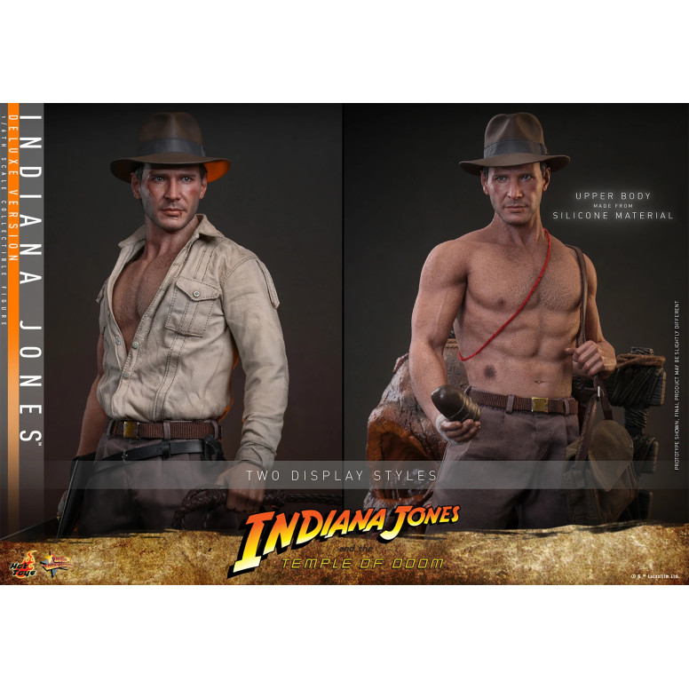 Hot Toys - Indiana Jones y el Templo de Doom - Indiana Jones Versión Deluxe MMS 1/6