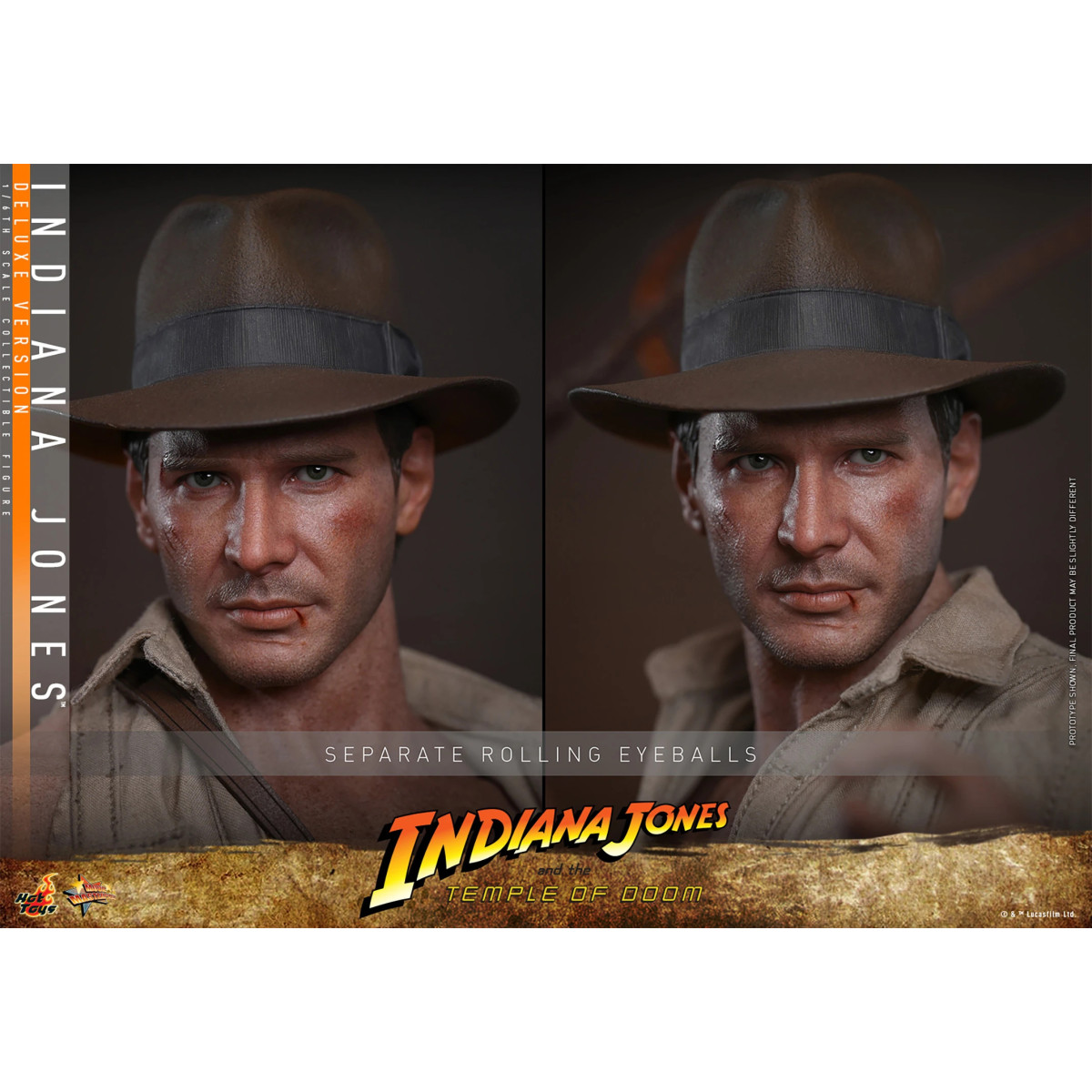 Hot Toys - Indiana Jones y el Templo de Doom - Indiana Jones Versión Deluxe MMS 1/6