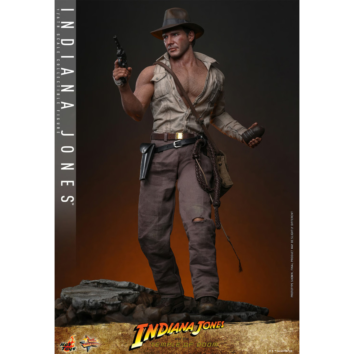 Hot Toys - Indiana Jones y el Templo de Doom - Indiana Jones MMS 1/6