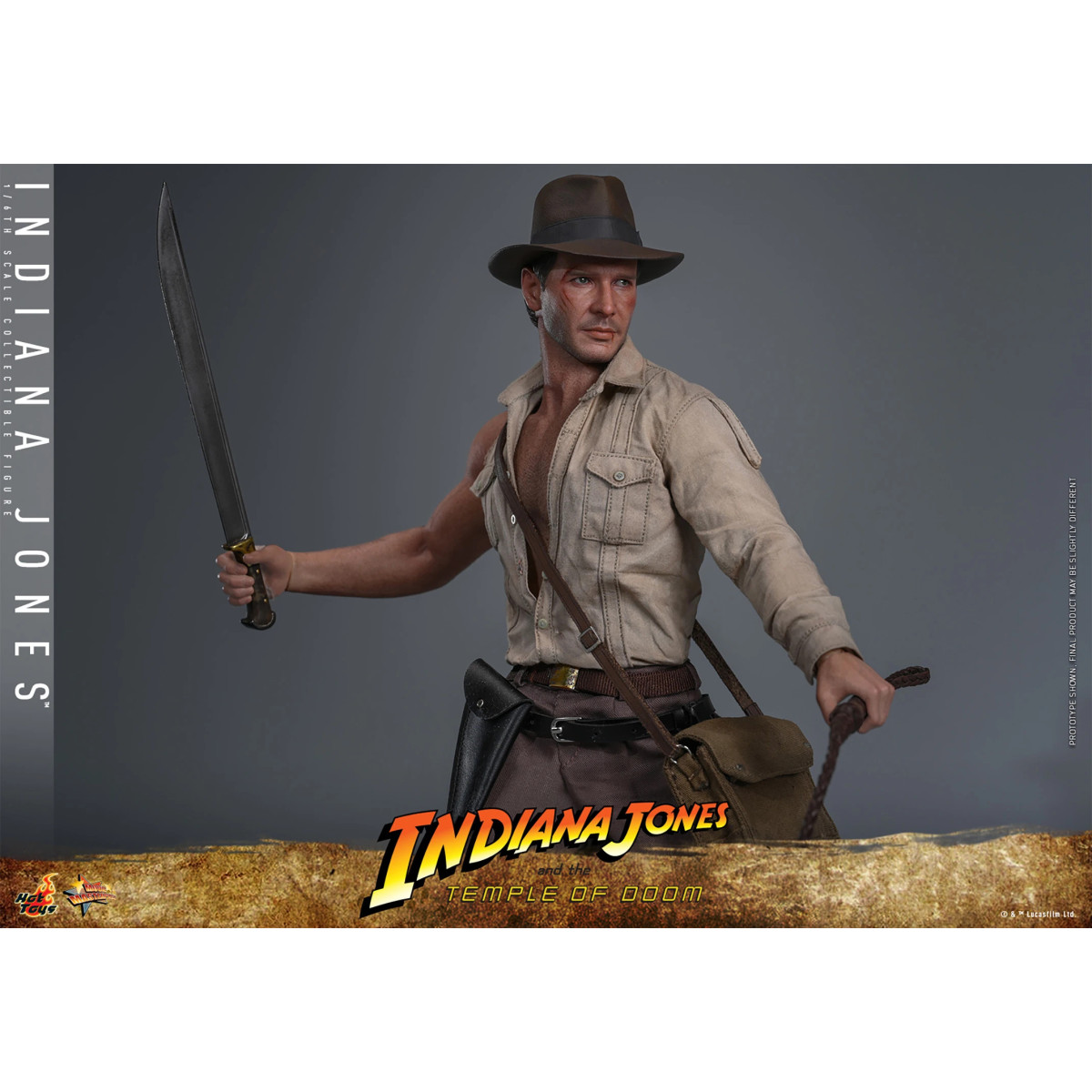 Hot Toys - Indiana Jones y el Templo de Doom - Indiana Jones MMS 1/6