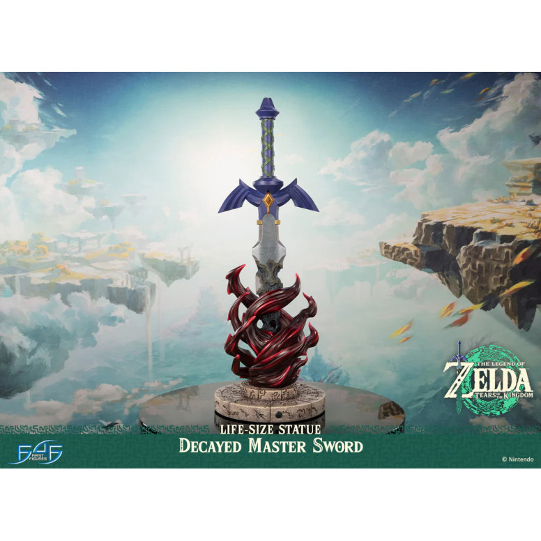 First 4 Figures - Decayed Master Sword 1/1 - La Leyenda de Zelda: Lágrimas del Reino