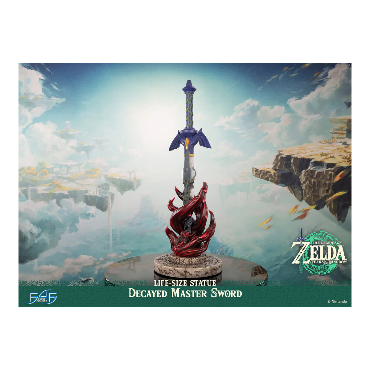 First 4 Figures - Decayed Master Sword 1/1 - La Leyenda de Zelda: Lágrimas del Reino