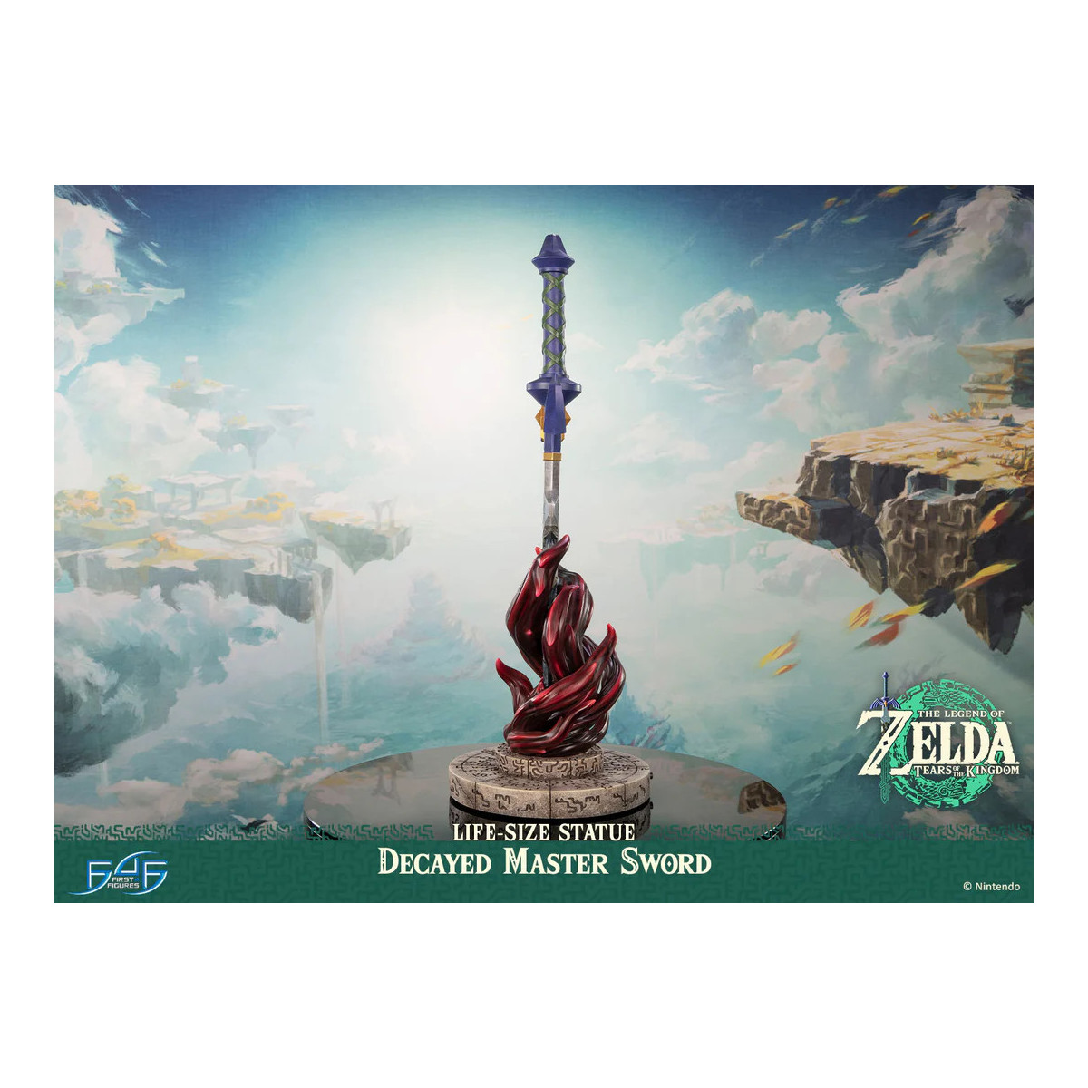 First 4 Figures - Decayed Master Sword 1/1 - La Leyenda de Zelda: Lágrimas del Reino