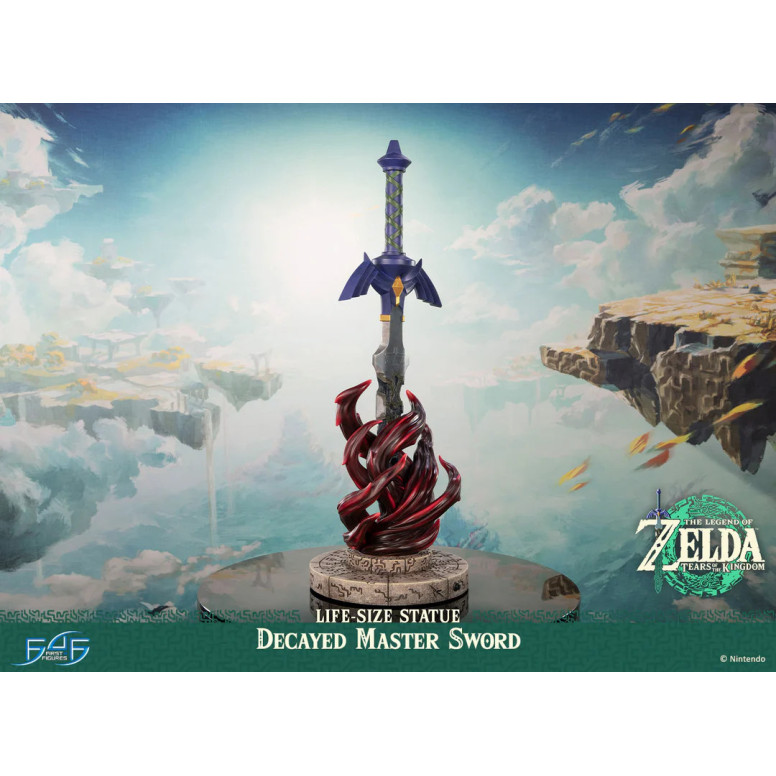 First 4 Figures - Decayed Master Sword 1/1 - La Leyenda de Zelda: Lágrimas del Reino