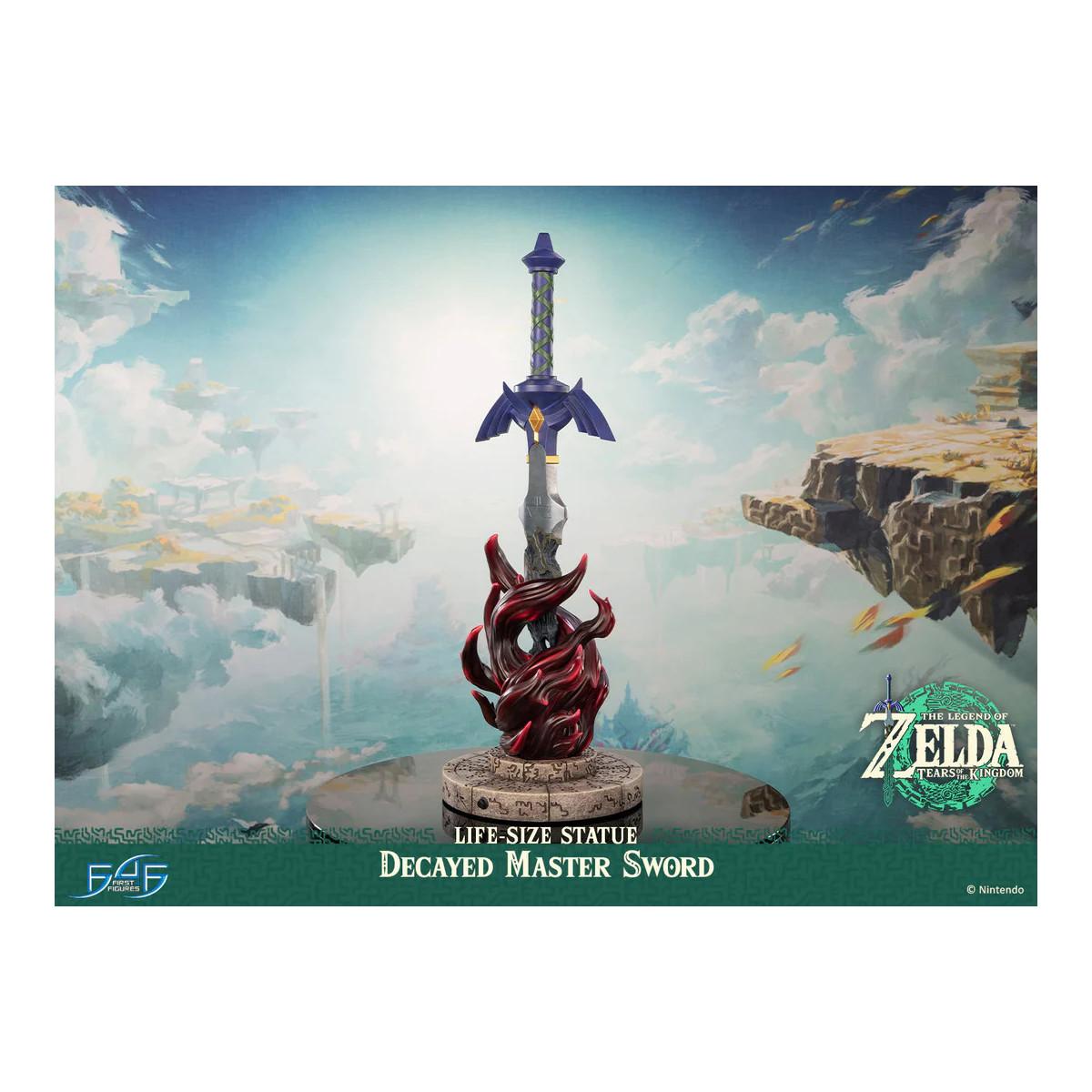 First 4 Figures - Decayed Master Sword 1/1 - La Leyenda de Zelda: Lágrimas del Reino