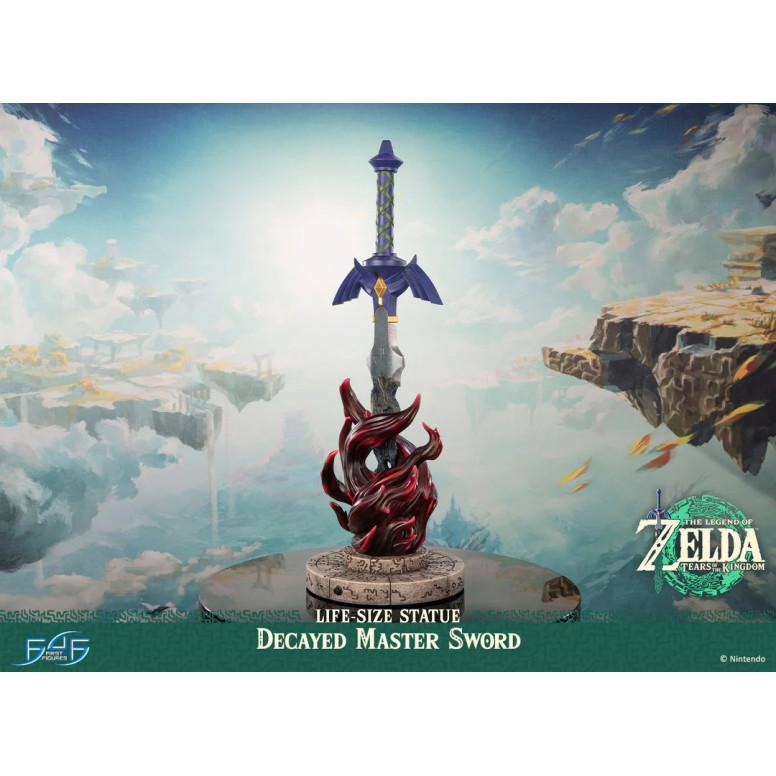First 4 Figures - Decayed Master Sword 1/1 - La Leyenda de Zelda: Lágrimas del Reino