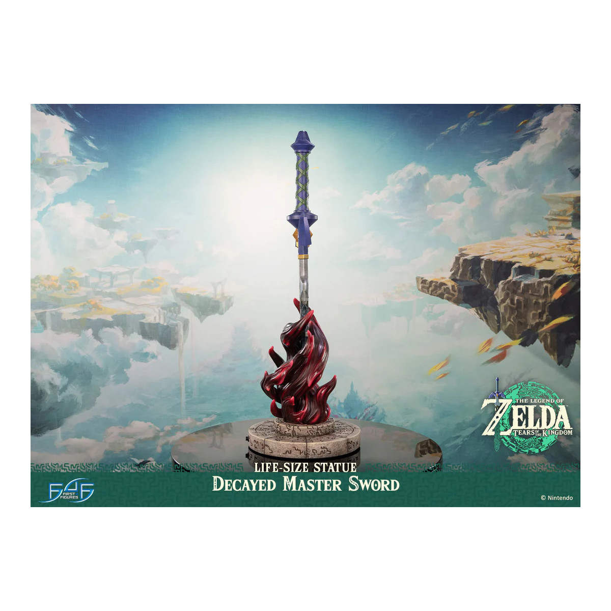 First 4 Figures - Decayed Master Sword 1/1 - La Leyenda de Zelda: Lágrimas del Reino