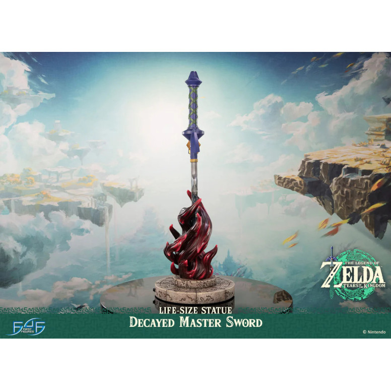 First 4 Figures - Decayed Master Sword 1/1 - La Leyenda de Zelda: Lágrimas del Reino